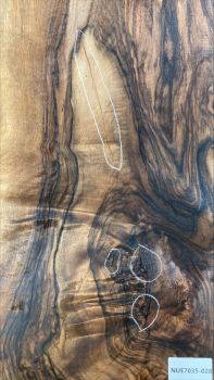 Body European Walnut grainmatched Unique-Piece #028